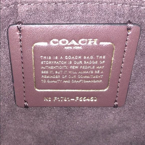 Coach Mini Sierra Satchel In Wine - Picture 4 of 5